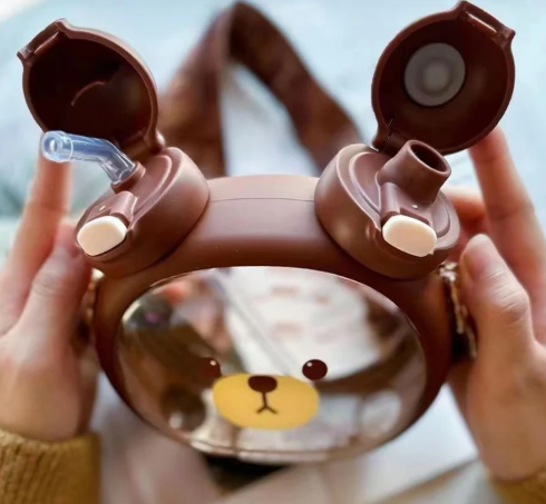 🧸💧 ¡La botella más tierna y práctica que vas a tener! 🤩