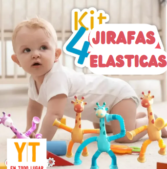 KIT 4 JIRAFAS ELASTICAS