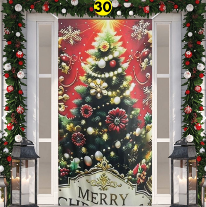 FUNDAS NAVIDEÑAS PARA PUERTAS + ENVIO GRATIS Y PAGO CONTRAENTREGA