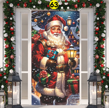 FUNDAS NAVIDEÑAS PARA PUERTAS + ENVIO GRATIS Y PAGO CONTRAENTREGA