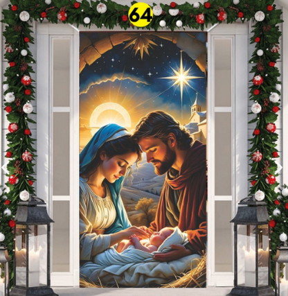 FUNDAS NAVIDEÑAS PARA PUERTAS + ENVIO GRATIS Y PAGO CONTRAENTREGA