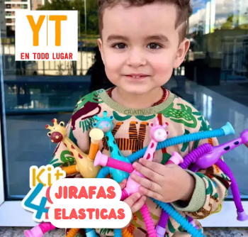 KIT 4 JIRAFAS ELASTICAS