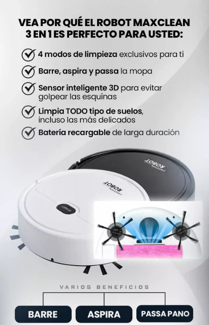 ROBOT ASPIRADOR 3 EN 1 🔥