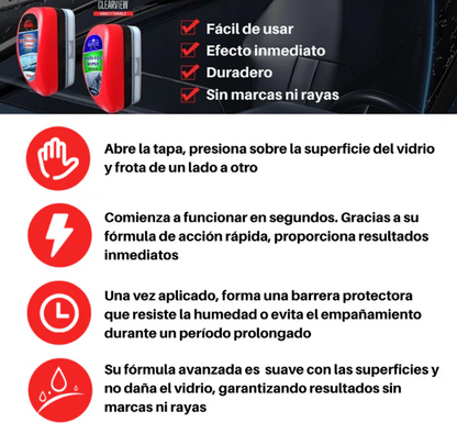 ANTIEMPAÑANTE DE VIDRIOS