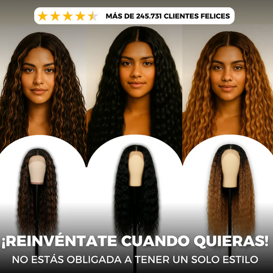 ¡NUEVA! PELUCA DE SEDA NATURAL | PARA MUJERES QUE BRILLAN SIN PEDIR PERMISO