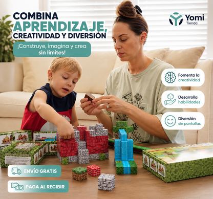 Mundo Minecraft - cubos magneticos