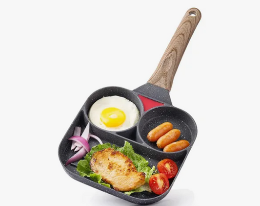 🍳 ¡SARTEN ANTIADHERENTE 3 EN 1 Y SIN MEZCLAR SABORES!