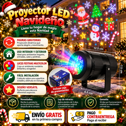 🎅PROYECTOR LED NAVIDEÑO 🎄