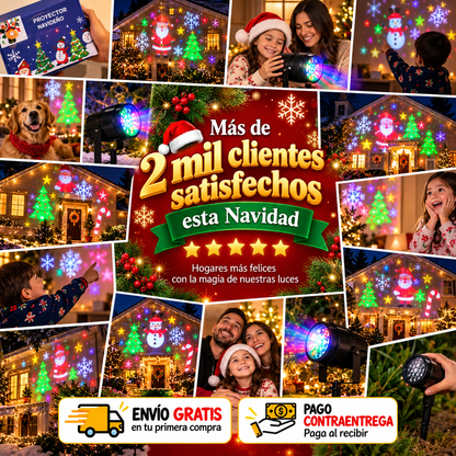 🎅PROYECTOR LED NAVIDEÑO 🎄
