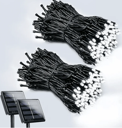 LUCES NAVIDEÑAS CON PANEL SOLAR - COMPRA 1 RECIBE 2  (20 metros)