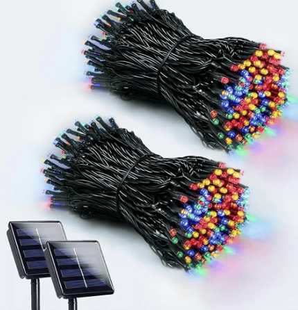 LUCES NAVIDEÑAS CON PANEL SOLAR - COMPRA 1 RECIBE 2  (20 metros)