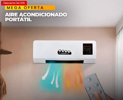 MINI AIRE ACONDICIONADO PORTATIL  A CONTROL REMOTO