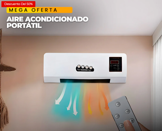 MINI AIRE ACONDICIONADO PORTATIL  A CONTROL REMOTO