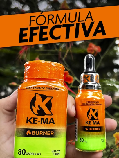 LA FORMULA DEFINITIVA PARA BAJAR DE PESO: KIT KEMA (quemador+drenador)
