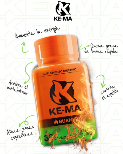LA FORMULA DEFINITIVA PARA BAJAR DE PESO: KIT KEMA (quemador+drenador)