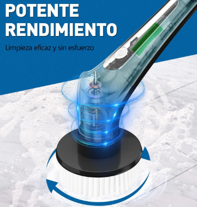 LIMPIAR NUNCA HABÍA SIDO TAN FÁCIL HASTA QUE LLEGÓ EL CEPILLO ELÉCTRICO INALÁMBRICO GIRATORIO 🤩