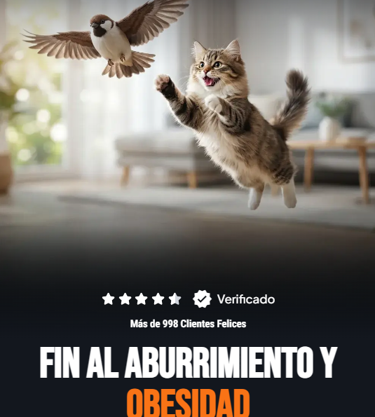 Juguete realista de pajaro para mascotas