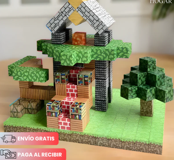Mundo Minecraft - cubos magneticos