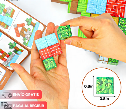 Mundo Minecraft - cubos magneticos