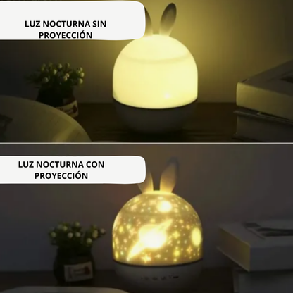 LÁMPARA PROYECTORA MÁGICA  DE FIGURAS    + CUENTOS PARA DORMIR