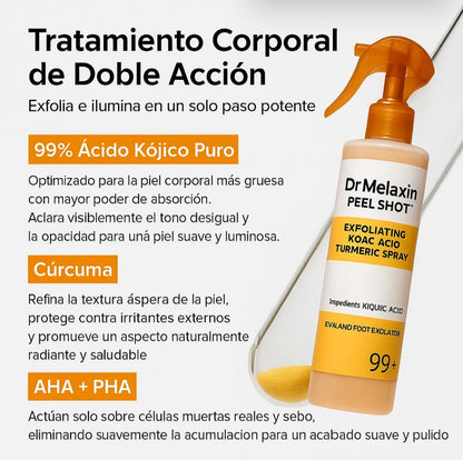 Dr.  Melaxin Tratamiento: Despigmentante a base de cúrcuma en spray