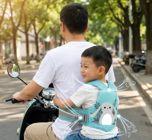 Arnes moto para niños ajustable
