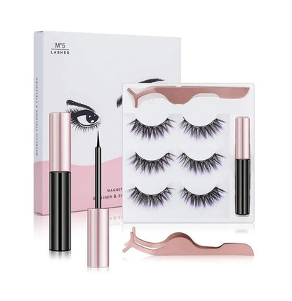KIT DE PESTAÑAS MAGNETICAS PREMIUM