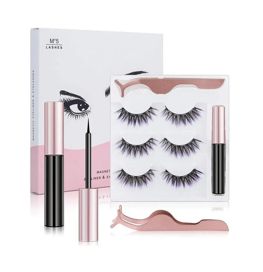 KIT DE PESTAÑAS MAGNETICAS PREMIUM