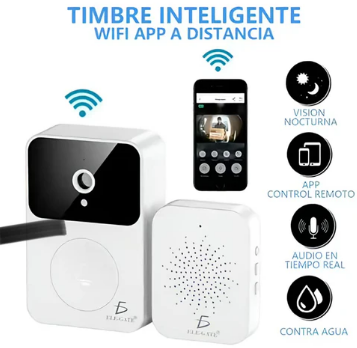 El timbre inteligente que conecta tu casa con tu celular en segundos.