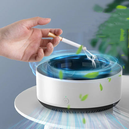 💨¡FUMA SIN MOLESTAR A NADIE! 💨El cenicero que elimina el humo al instante 💥 Perfecto para espacios cerrados 😮